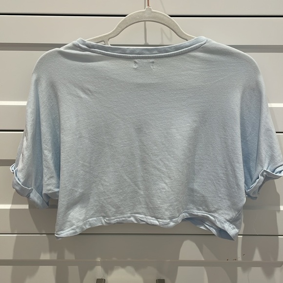 Light blue ardene crop top size:medium - Picture 2 of 4